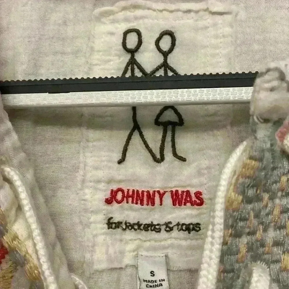 Johnny Was For Sundance Joanne Gauze Embroidered Blouse -Boho. Size Small - Picture 9 of 9